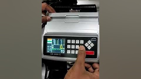 Mix Note Counting Machine Calibration