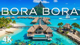 Bora Bora 4K | Explore Stunning Overwater Villas and Crystal Lagoons - VIDEO 4K UHD