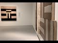 Video taken by Sean Scully as he walks through his Budapest retrospective 'Passenger', October 2020