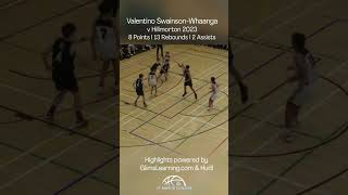 StAC Basketball - Valentino Swainson-Whaanga v Hillmorton 2023 (Highlights)