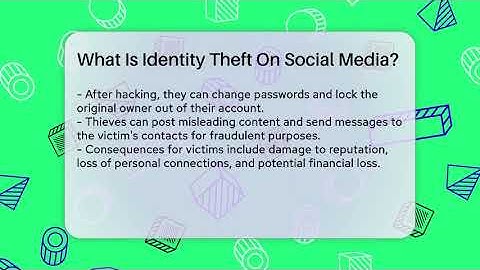 What Is Identity Theft On Social Media? - Everyday-Networking