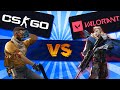 CSGO player with 15,000 hours tries VALORANT!