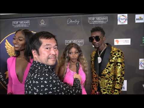 Oumie Garba and E-Dee Carpet Interview at Afro Awards 2022