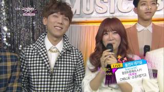 140307 SoYou X Jung Gi Go & CNBLUE - INTERVIEW @ Music Bank [720P]