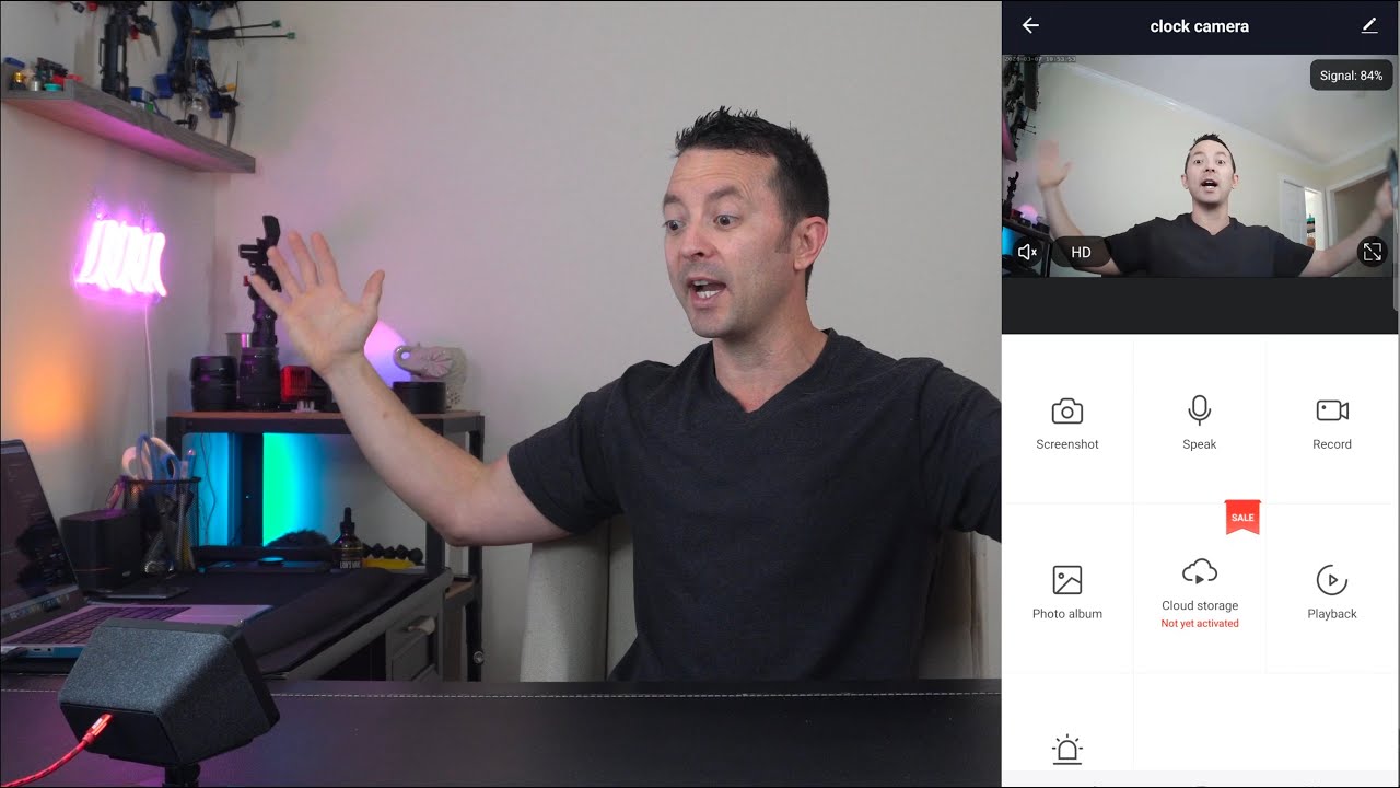 ALPHA TECH WiFi Clock Camera - New Model 2024 - YouTube