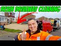 Resin bonded driveway cleaning