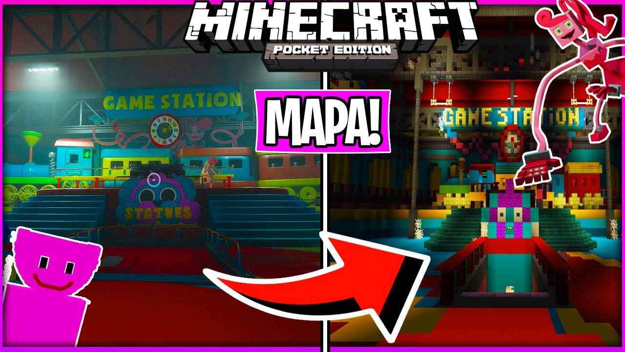 😱MAPA DE POPPY PLAYTIME CHAPTER 2 PARA MINECRAFT PE 1.19 - YouTube