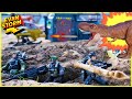 Soldier Force VS Dinosaurs Backyard Pretend Play With Evan Storm