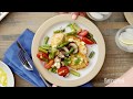 How to Make Greek Chicken with Roasted Spring Vegetables & Lemon Vinaigrette | EatingWell