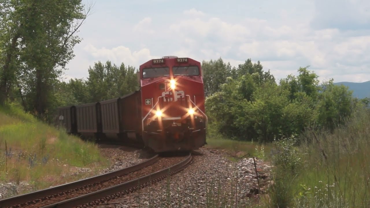 4K footage    CP Cranbrook Sub Wardner BC MP 77