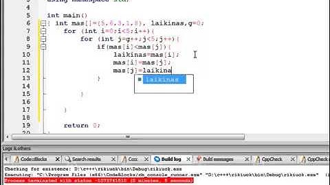 13  c++ masyvo rikiavimas