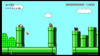 SMB3 Piranha Plants Remix by たかはる - SUPER MARIO MAKER - NO COMMENTARY 1bf