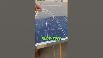 Never Clean Your Solar Panels Again #shorts