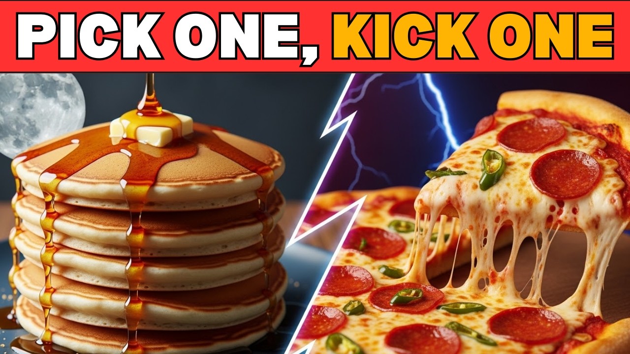 Pick One Kick One: 60 Brutal Midnight Snack Choices! (Pizza or Burgers?)