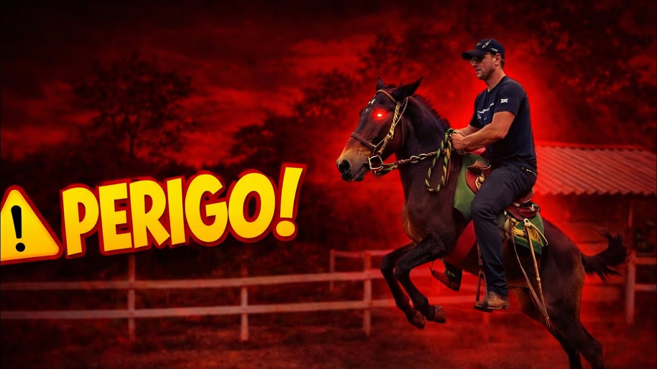 MONTEI PELA PRIMEIRA VEZ NO BURRO E ELE PULOU COMIGO