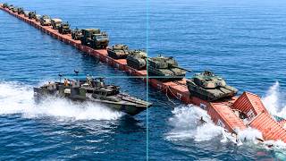 Russian Battalion Trapped on Ruined Bridge Obliterated by Deadly Missiles screenshot 3
