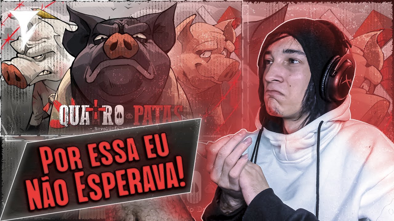 REACT Quatro Patas - Revolução dos Bichos (George Orwell) | Ft. ‪@NenYuma‬ ‪@IvouOficial‬ ‪@TERPI‬​