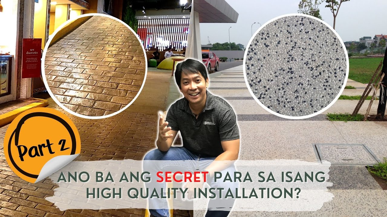 how to make Quality Sandwash / Exposed Aggregate System