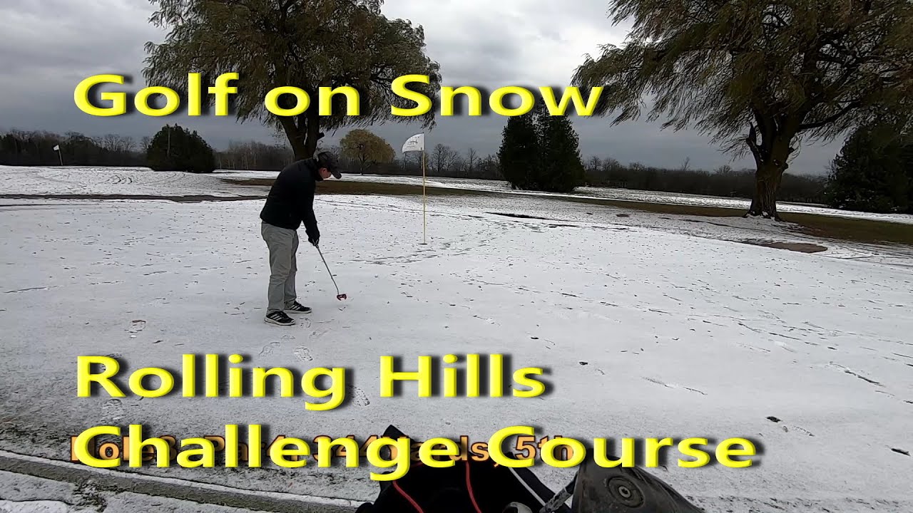Toronto Rolling Hills Golf Course, Golf on Snow, 3 years golfer 