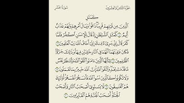 تلاوة بصوت الشيخ بدر العلي // الصف الثاني عشر من سورةالحشر ( 15-20 )