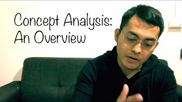 Concept Analysis: An Overview