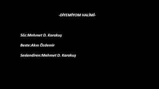 Mehmet D. Karakuş Di̇yemi̇yom Hali̇mi̇