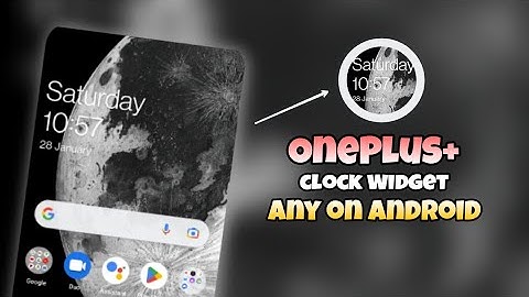 ⚡ OnePlus+ Clock Widgets Install on Any Android phones In OnePlus Experience