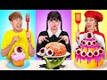 Wednesday VS おばあちゃんの料理チャレンジ | 秘密のお料理ハックとキッチンのヒント Multi DO Challenge