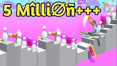 Slice it all Max level Satisfying funny Relaxing 😎 max level game play pandu Nayak Gaming ice cream