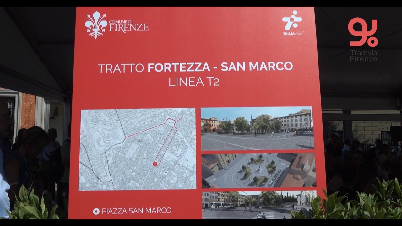 Tramvia Firenze, partiti i lavori della linea Fortezza San Marco