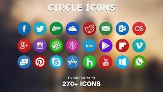 Circle Social Icons Free Download