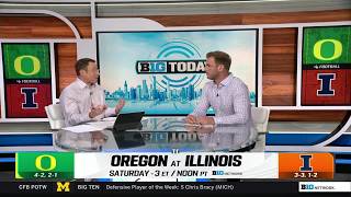 WEEK 8 PREVIEW: Oregon at Illinois | Big Ten Football