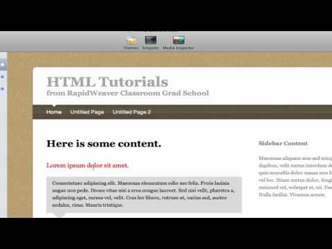 RapidWeaver HTML Tutorial: The SPAN Tag