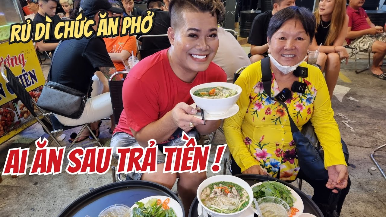 Thu Phương Rủ Dì Chức Ăn Phở,Ai Ăn Sau Trả Tiền Cái Kết Dì Chức Bỏ Trốn