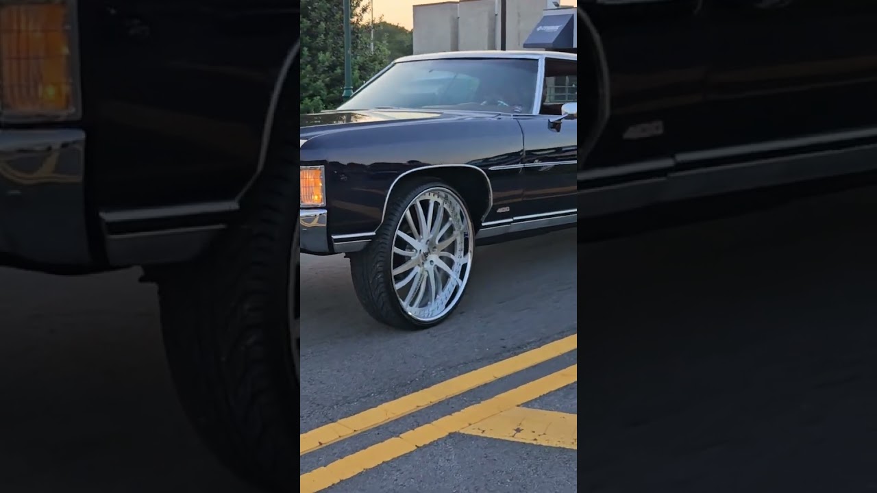 1971 Chevrolet Impala aka Donk on 26s Coleone Forged wheels