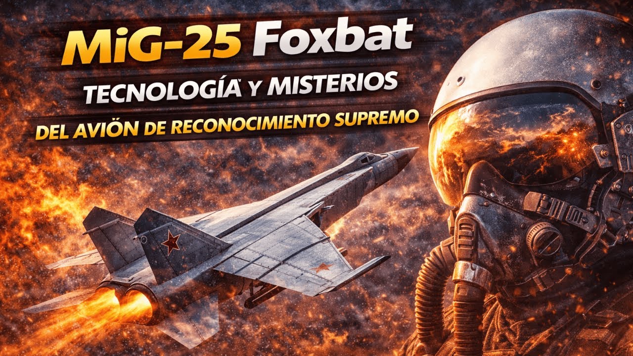 MiG-25 FOXBAT 🇷🇺 | El avión de reconocimiento que nadie pudo atrapar