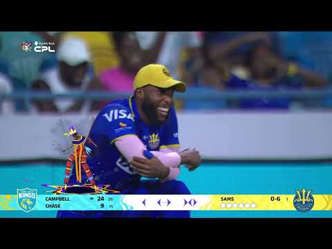 Sams deceives Campbell with the slower one! | CPL 2026
