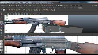 Autodesk Maya: AK47 Modeling Tutorial [part2]