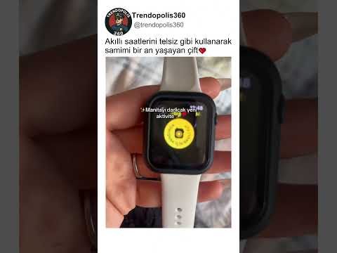 Akıllı Saatlerini Telsiz Gibi Kullanan Çift❤️