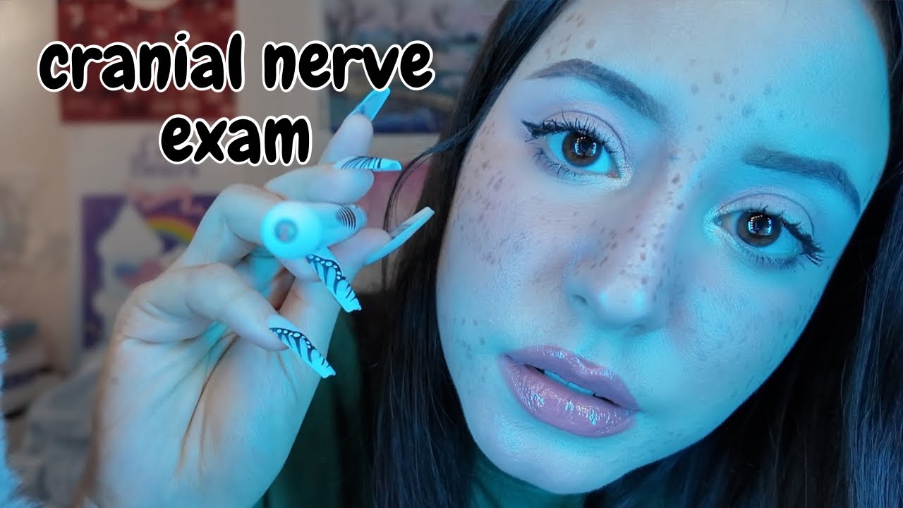 ASMR | GREEK Cranial Nerve Exam (role play ) 