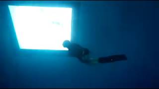 Diving cube hotel pool in Taichung