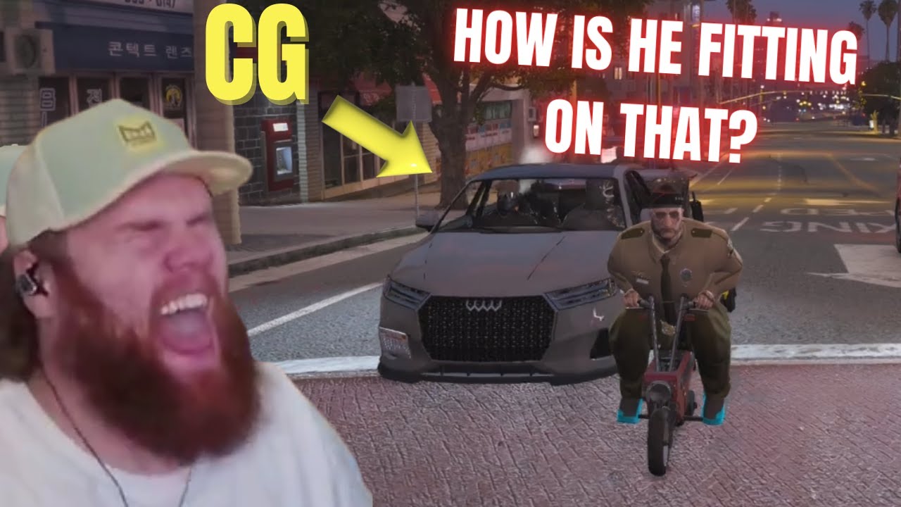 Бастин патрулирует на мини-скутере и сбивает с толку весь город! | GTA RP Prodigy 2.6