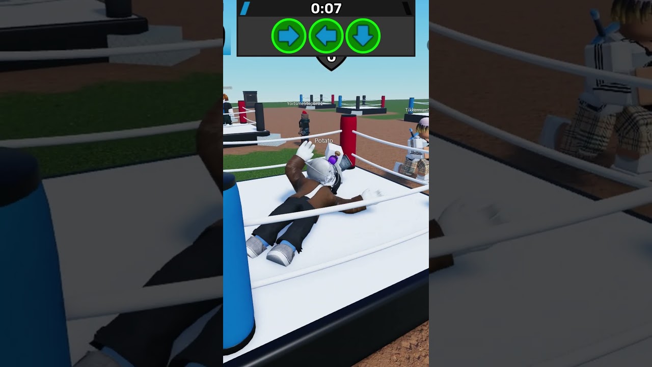 DESTROYING PLAYERS in ROBLOX SHADOW BOXING #shorts #roblox #shadowboxing