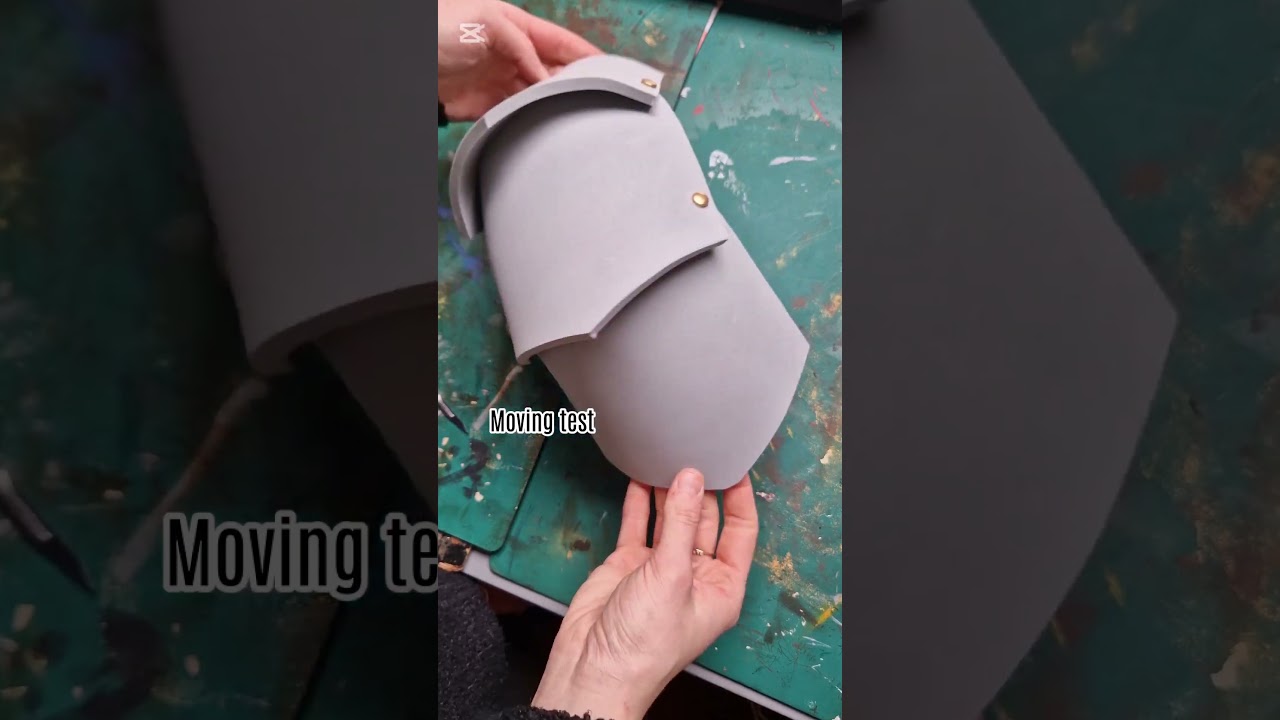 So ease to make platter shoulder armor! #cosplay #diy #creative #art #artist #halloween #craft