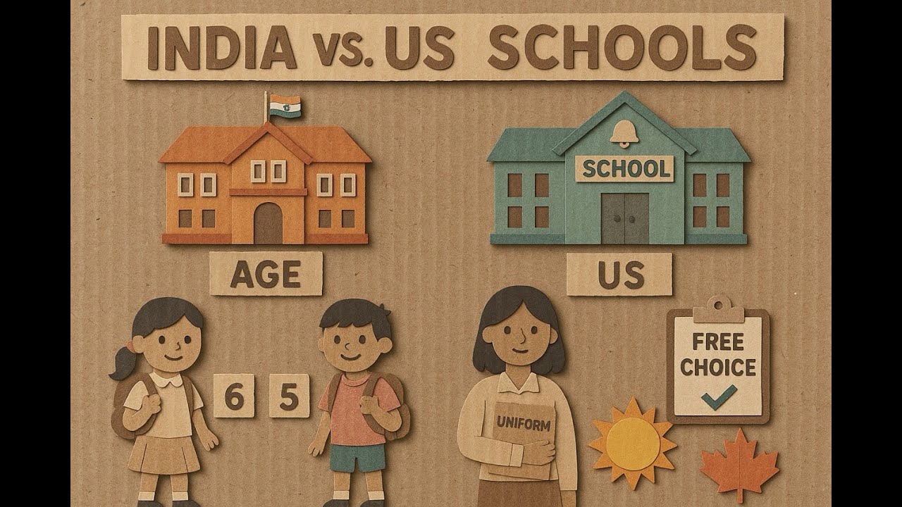 India vs. US Schools: Age, Policy & Vacations