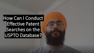 How Can I Conduct Effective Patent Searches on the USPTO Database?