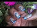 Ocean Spray Wave Nail Beach Art Tutorial (Bundle Monster 09)
