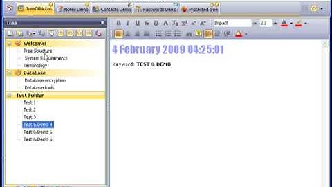 TreeDBNotes - Tag Cloud (Low Res)