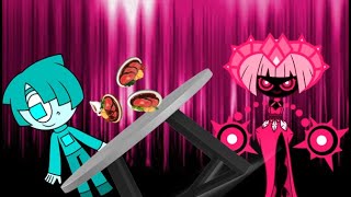 Melody Flips Over The Table And Gets Grounded