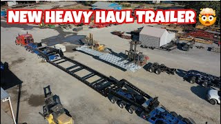 HEAVY HAUL#75: PICKING UP MY NEW MASSIVE OVERSIZED PERIMETER TRAILER AT THE "HEAVY HAUL HOSPITAL".